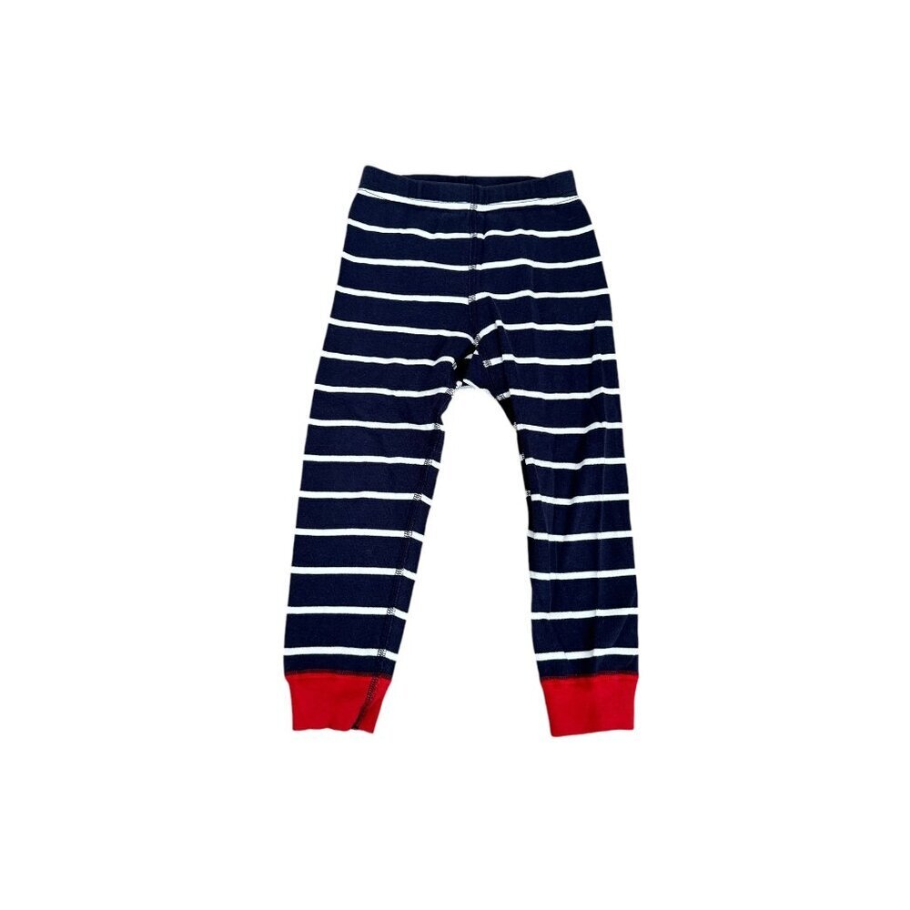 Disney Hanna Andersson Olaf Striped Kids Pajama Set Size 100 Organic Cotton Blue - Picture 3 of 5